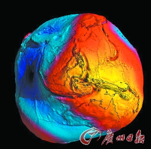 “地球重力场和海洋环流探测器”曾经出色、详细地绘制全球洋流和重力场，并制作出第一张地壳与地幔分界线的高清图。（资料图片）