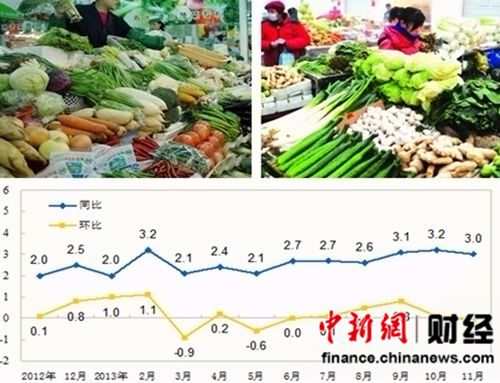 2013年CPI今日公布料涨2.6%远低于调控目标