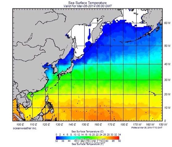 失联地点水温图