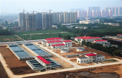 今年8月18日，石家庄，为接收“南水”的西北水厂已基本建设完毕。新京报记者