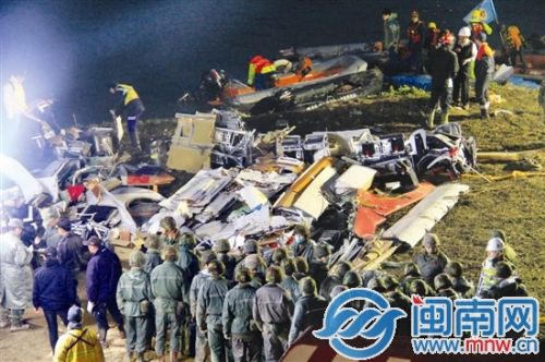 台湾坠机事故大陆乘客22人亡　福建应急小组今抵台