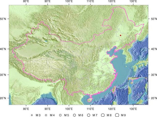 吉林松原市乾安县发生3.0级地震 震源深度13千米