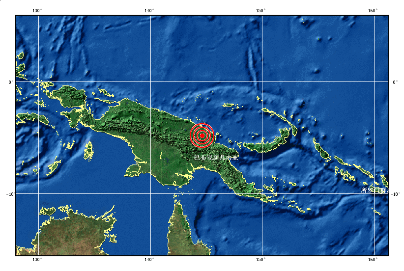 巴布亚新几内亚发生6.1级地震