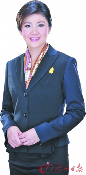 泰国首位女总理英拉。(泰国驻穗总领馆供图)