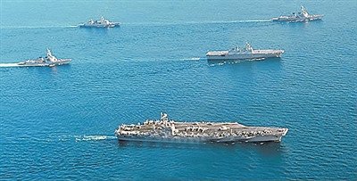 韩国军方人士透露韩美黄海军演规模超过计划