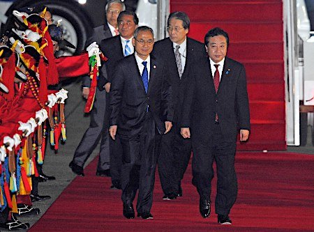 日本首相访韩 日韩岛屿争议及慰安妇问题受关注
