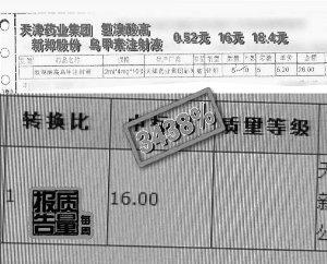 部分常用药中间利润高达65倍 医生参与分成(图)