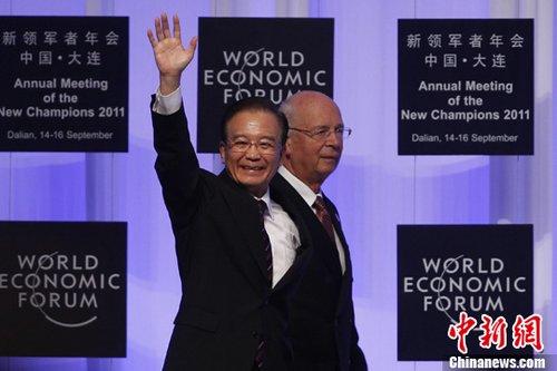 温家宝达沃斯论坛致辞:对中国经济信心坚定(图)
