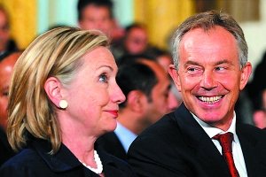 英前首相布莱尔被曝情迷以色列亿万富婆(图)