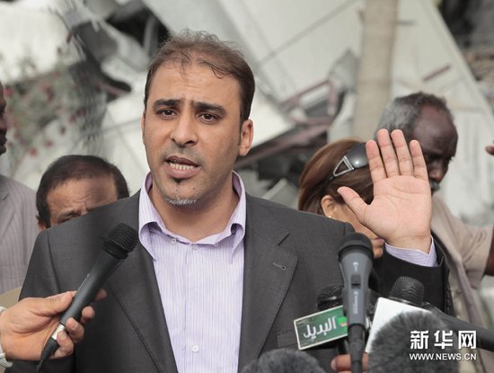 卡扎菲政权发言人穆萨-易卜拉欣